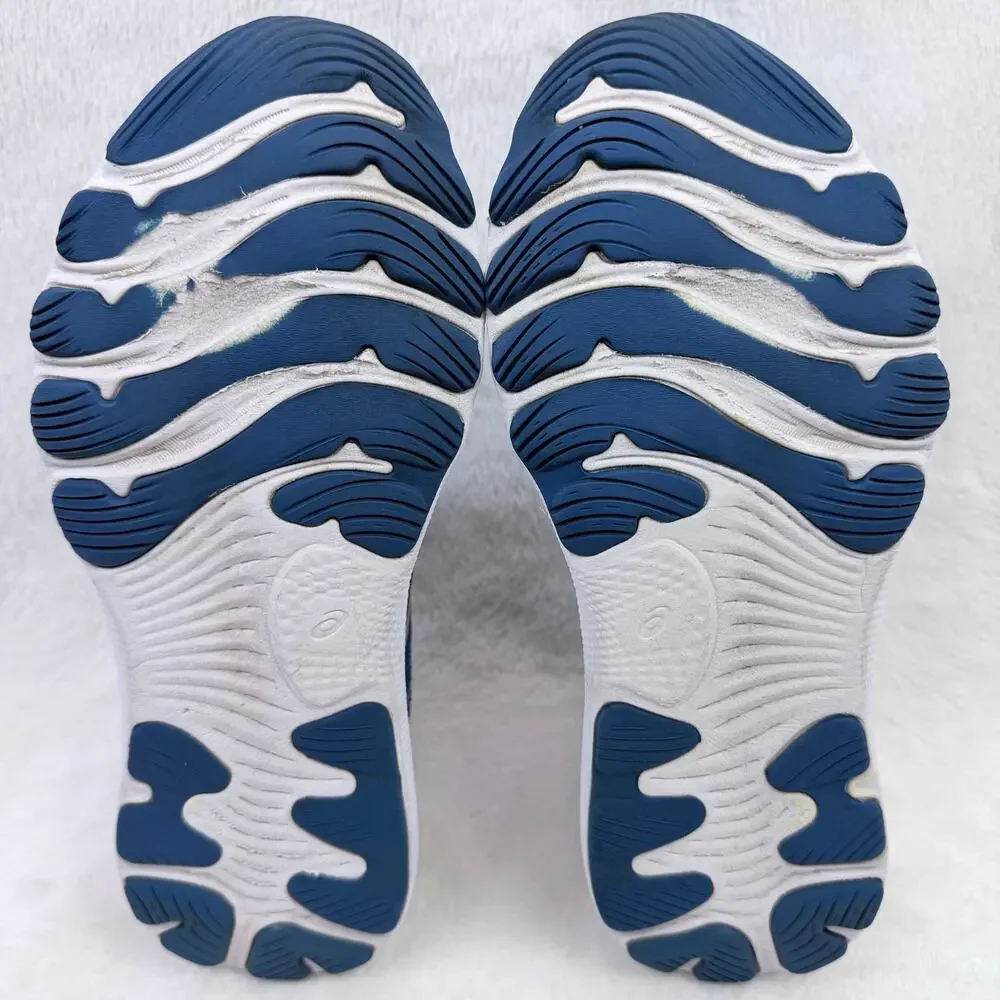 ASICS GEL-Nimbus 24 Womens Running Shoes French Blue Barely Rose Size 8